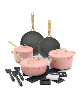 GreenPan GP5 Champagne Healthy Ceramic Nonstick 11-Piece Set - Dusty Rose