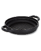 BergHOFF Graphite Enamel Cast Iron Round Grill Pan 10.25" - Black