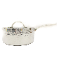 BergHOFF Vintage Tri-Ply 18/10 Stainless Steel 8" Saucepan 3qt. with Lid, Hammered - Silver