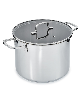DiNA Helix Recycled 18/10 Stainless Steel 10.25" Stockpot