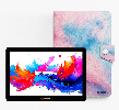 LINSAY 10.1" Octa Core 256GB Storage Android 15 Tablet with Marble Case - Pink