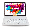 LINSAY 10.1" Octa Core 128GB Storage Android 15 Tablet with Crocodile Style Keyboard - White