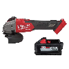 M18 FUEL 18V Lithium-Ion Brushless Cordless 4-1/2 in./5 in. Grinder with Variable Speed and Slide Switch w/6.0Ah Battery