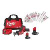 M12 FUEL 12V Li-Ion HACKZALL Kit w/ 5.0Ah XC HO Battery & SAWZALL Wood/Metal Blade Set (19-Pc)