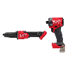 M18 FUEL 18V Lithium-Ion Brushless Cordless 1/4 in. Braking Die Grinder Slide Switch w/ Impact Driver
