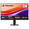 LG - 24" IPS FHD 120Hz Monitor with HDR10 (HDMI) - Black