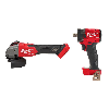 Get a discount on the M18 Fuel 18V Lithium-Ion Brushless Cordless 4-1/2 in./5 in. Grinder with Variable Speed and 1/2 in. Impact Wrench.