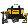 20V MAX Cordless Brushless Hammer Drill/Driver 2 Tool Combo Kit with FLEXVOLT ADVANTAGE