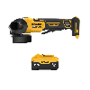 20V Max XR Lithium-Ion Brushless Cordless 4-1/2 in.-5 in. Grinder with 20V Max 6.0Ah Battery
