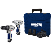 RIKON 12v Li Drill/Impact Driver Combo Pack with 2 Batteries Kit - 31-122