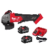 M18 FUEL 18V Lithium-Ion Brushless Cordless 4-1/2 in./5 in. Grinder with Paddle Switch