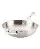 Anolon EverLast Stainless Steel 12.5" Tri-Ply Clad Stir Fry Pan