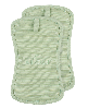 All-Clad Ribbed Silicone Cotton Twill Pot Holder, Set of 2 - Fennel
