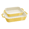 Staub Stoneware 2-pc Rectangular Baking Dish Set
