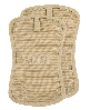 All-Clad Ribbed Silicone Cotton Twill Pot Holder, Set of 2 - Cappuccino