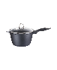 Cuisine::pro Granite 3.1qt Cast Aluminum Saucepan - Black