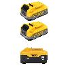 20-Volt MAX XR Lithium-Ion 3.5 Ah Batteries (2-Pack) and 20-Volt MAX Lithium-Ion 6.0Ah Battery