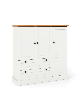 Gouun 47.5 in Kitchen Freestanding Storage Cabinet