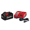 M18 18-Volt Lithium-Ion HIGH OUTPUT Starter Kit with XC 8.0Ah Battery and Rapid Charger