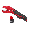 M12 12-Volt Lithium-Ion Cordless Copper Tubing Cutter with M12 12-Volt Lithium-Ion CP High Output 2.5 Ah Battery Pack