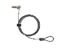 Hp essential nano combination cable lock.