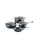 Cuisine::pro ID3 7pc Hard Anodized Aluminum Set - Black