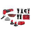 M12 FUEL 12V Oscillating Multi-Tool w/5.0Ah Battery 2-Pk Starter Kit & Blade Kit (9-Pc)