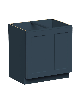 33 Inch Width Full Height Door Base Cabinet