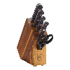 ZWILLING Gourmet 6-pc Knife block set, Acacia