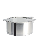 Stainless Steel 1.5 Quart Strate Saucepan with Lid - Silver