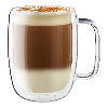 ZWILLING Sorrento Plus Double Wall Glassware 15-oz / 2-pc Latte Glass Mug Set