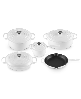 Le Creuset Signature Enameled Cast Iron 9-Piece Cookware Set - White