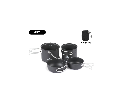 Naturehike 4 in 1 Premium Camping Cookware Set