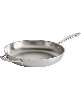 Tramontina Signature Tri-Ply Clad Stainless Steel 12-Inch Large Frying Pan with Helper Handle