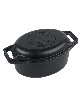 Victoria 6-Quart Cast Iron Oval Bread Cooker