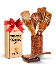 Cheer Collection 9-piece wooden spatula set, now with a discount.
