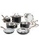 Cuisinart Matte Black Elegance 11-Pc. Cookware Set