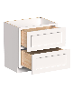 Boyel Living 33 Inch 2-Drawers Base Cabinets Kitchen Cabinets