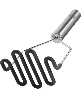 Non-Scratch Potato Masher Kitchen Tool