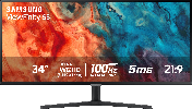 Samsung 34” ViewFinity S5 Ultrawide QHD 100Hz AMD FreeSync Monitor with HDR10