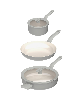 BergHOFF Leo Balance 5pc Nonstick Aluminum Cookware Set