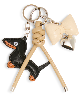 Madden Girl multi dog bag charm.