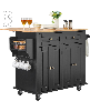 Gouun 43 in Rolling Kitchen Island Cart