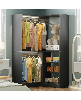 Aheaplus Corner Closet Organizer System