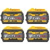 20V/60V MAX FLEXVOLT Lithium-Ion 12.0Ah Battery (4-Pack)