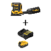 20V MAX XR Lithium-Ion Cordless Brushless 1/4 Sheet Variable Speed Sander with 20V MAX XR 5 Ah Battery Pack and Charger