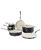 Denmark Tools for Cooks 10-Pc. Aluminum Cookware Set - Black