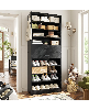 8-Tier Shoe Rack with 2 Drawers