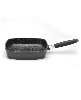 BergHOFF EuroCAST Cast Aluminum Nonstick 11" Grill Pan - Black