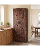 Sugift 72 Inch Tall Farmhouse Wooden Kitchen Pantry Cabinet with 2 Doors and Bottom Drawer - Brown